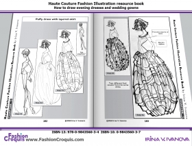 Puffy dress with layered skirt
