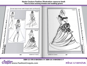 Corset-style dress. 