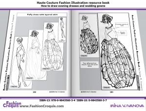 Puffy dress, layered skirt