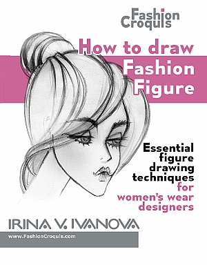 Front cover for book "How to draw fashion figure"