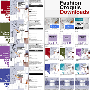 Fashion Croquis Downloads