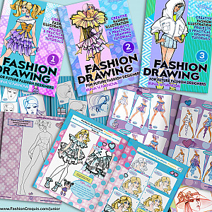 Creative Fashion Illustration Workbook for Future Fashion Designers