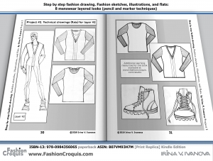 Men's fashion sketches