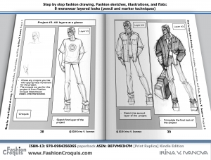 Learn how to draw jacket for menswear  