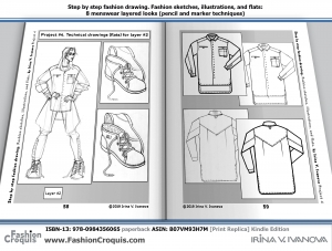 How to draw pants, how to draw jacket