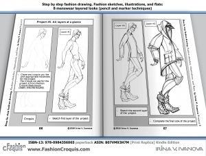 How to draw pants, how to draw jacket with hoodies