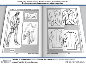 How to draw men's jacket  
