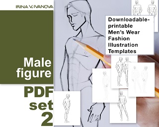 Buy Mens wear fashion illustration resource book Figure drawing templates  with fashion design sketches pencil drawing techniques Fashion Croquis  Volume 3 Book Online at Low Prices in India  Mens wear fashion